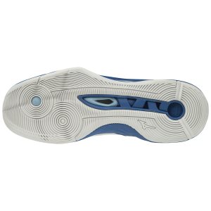 Mizuno Wave Momentum Παπουτσια Βολλευ Ανδρικα - Ασπρα/Μπλε